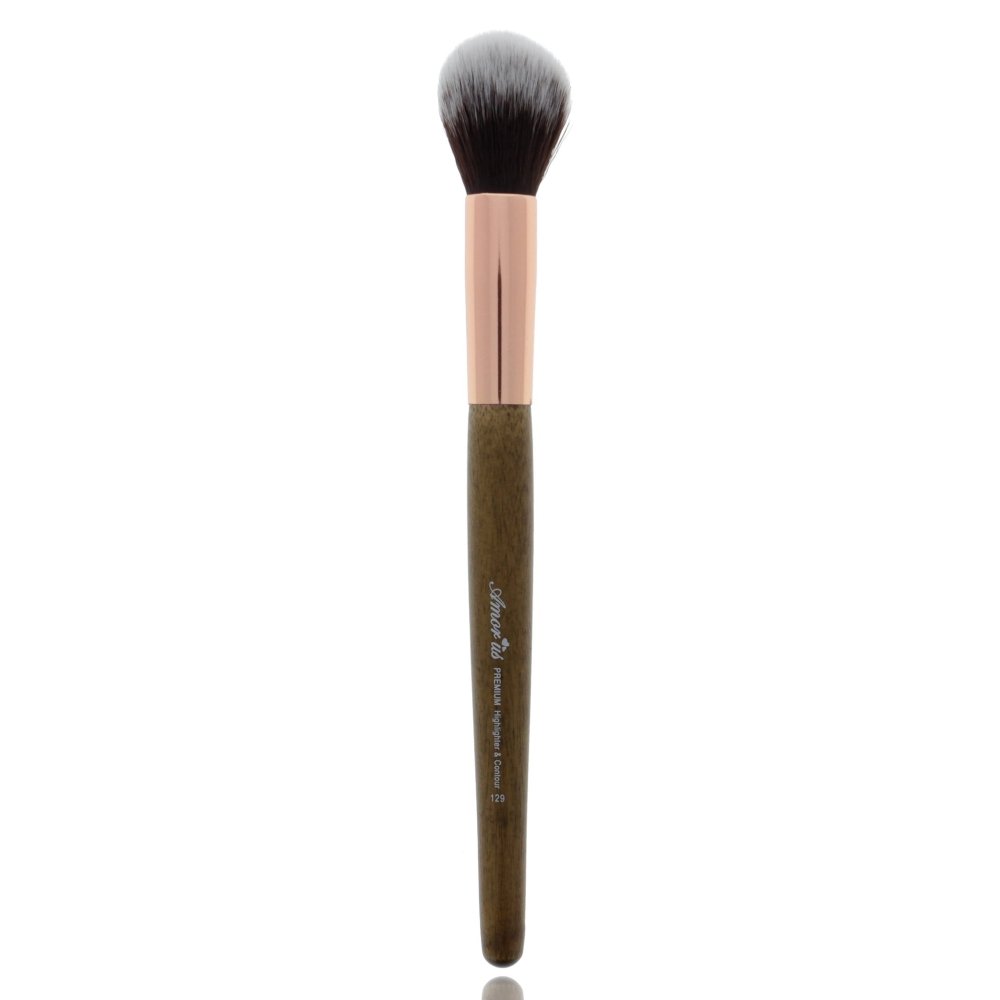 Glamour Us_Amorus_Tools & Brushes_Highlighter and Contour 129 - Premium Makeup Brush__BR - 129 The best affordable Latina and Mexican makeup, beauty and cosmetics supply store in Chula Vista, San Diego