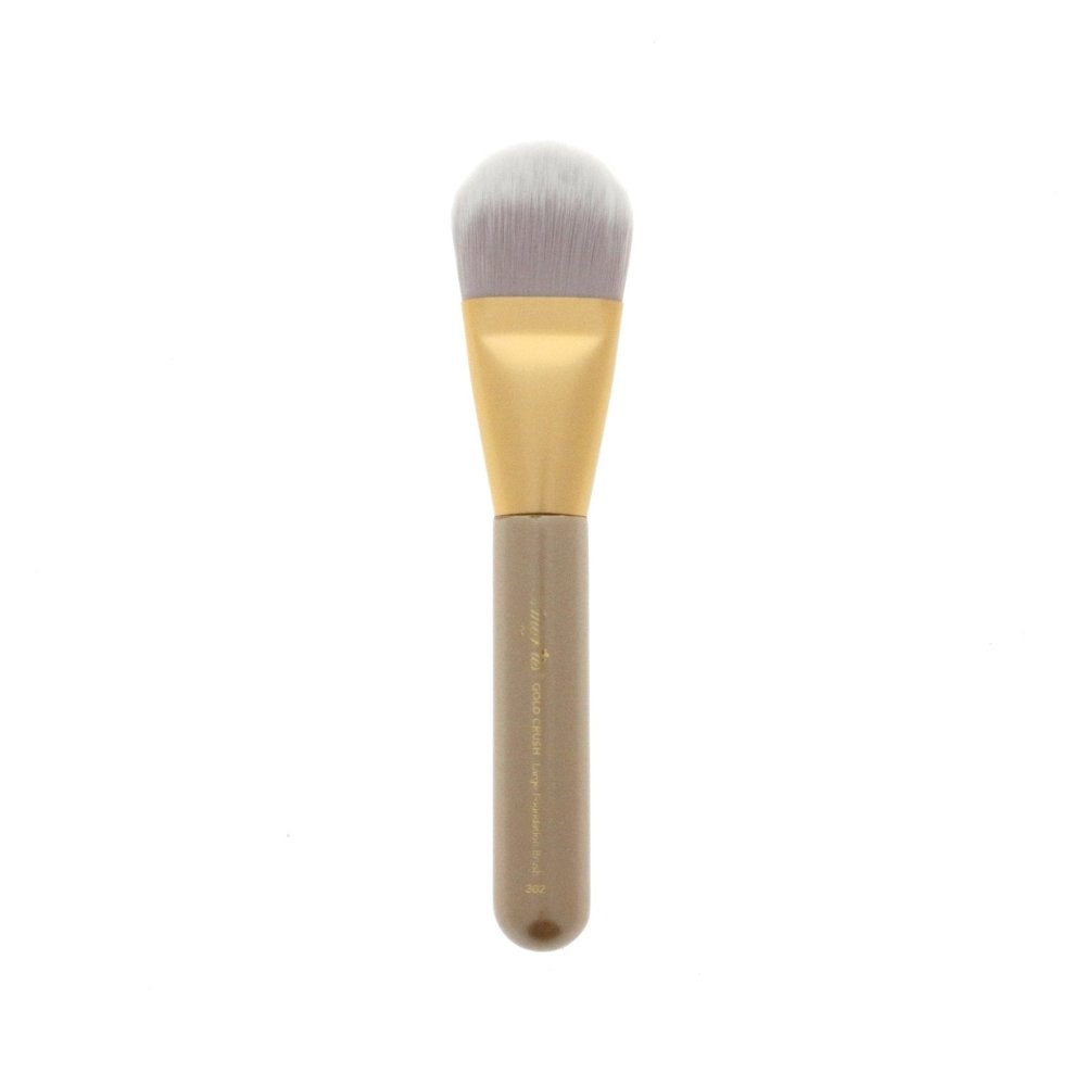 Glamour Us_Amorus_Tools & Brushes_Large Foundation 302 - Gold Crush Makeup Brush__BR - 302 The best affordable Latina and Mexican makeup, beauty and cosmetics supply store in Chula Vista, San Diego