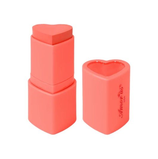 Glamour Us_Amorus_Makeup_Sweet Blush Heart Shaped Stick Blush_Grapefruit_CO - HBL - 04 The best affordable Latina and Mexican makeup, beauty and cosmetics supply store in Chula Vista, San Diego