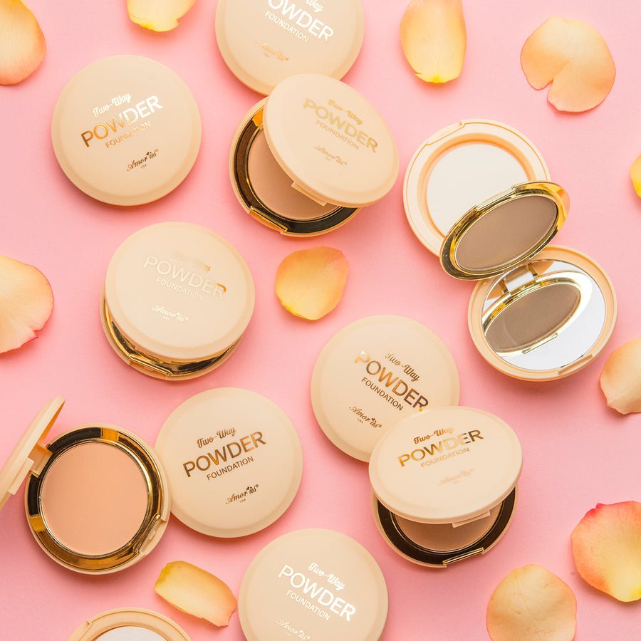 Glamour Us_Amorus_Makeup_Two - Way Powder Foundation_Ivory 01_CO - 2NPF - 09 Latina makeup, beauty and skincare supply store Mexican makeup products