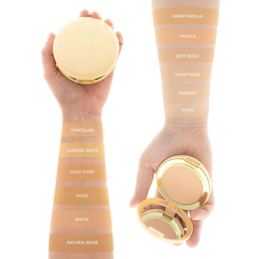 Glamour Us_Amorus_Makeup_Two - Way Powder Foundation_Ivory 01_CO - 2NPF - 09 The best affordable Latina and Mexican makeup, beauty and cosmetics supply store in Chula Vista, San Diego