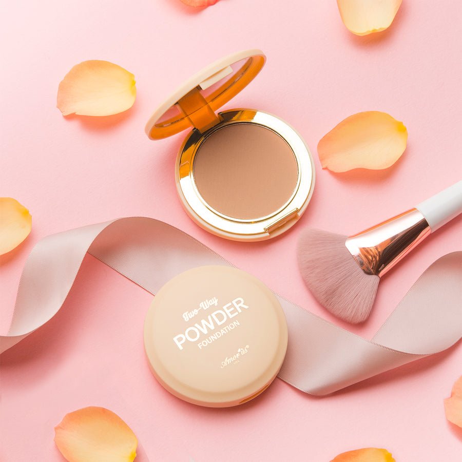 Glamour Us_Amorus_Makeup_Two - Way Powder Foundation_Ivory 01_CO - 2NPF - 09 The best affordable Latina and Mexican makeup, beauty and cosmetics supply store in Chula Vista, San Diego