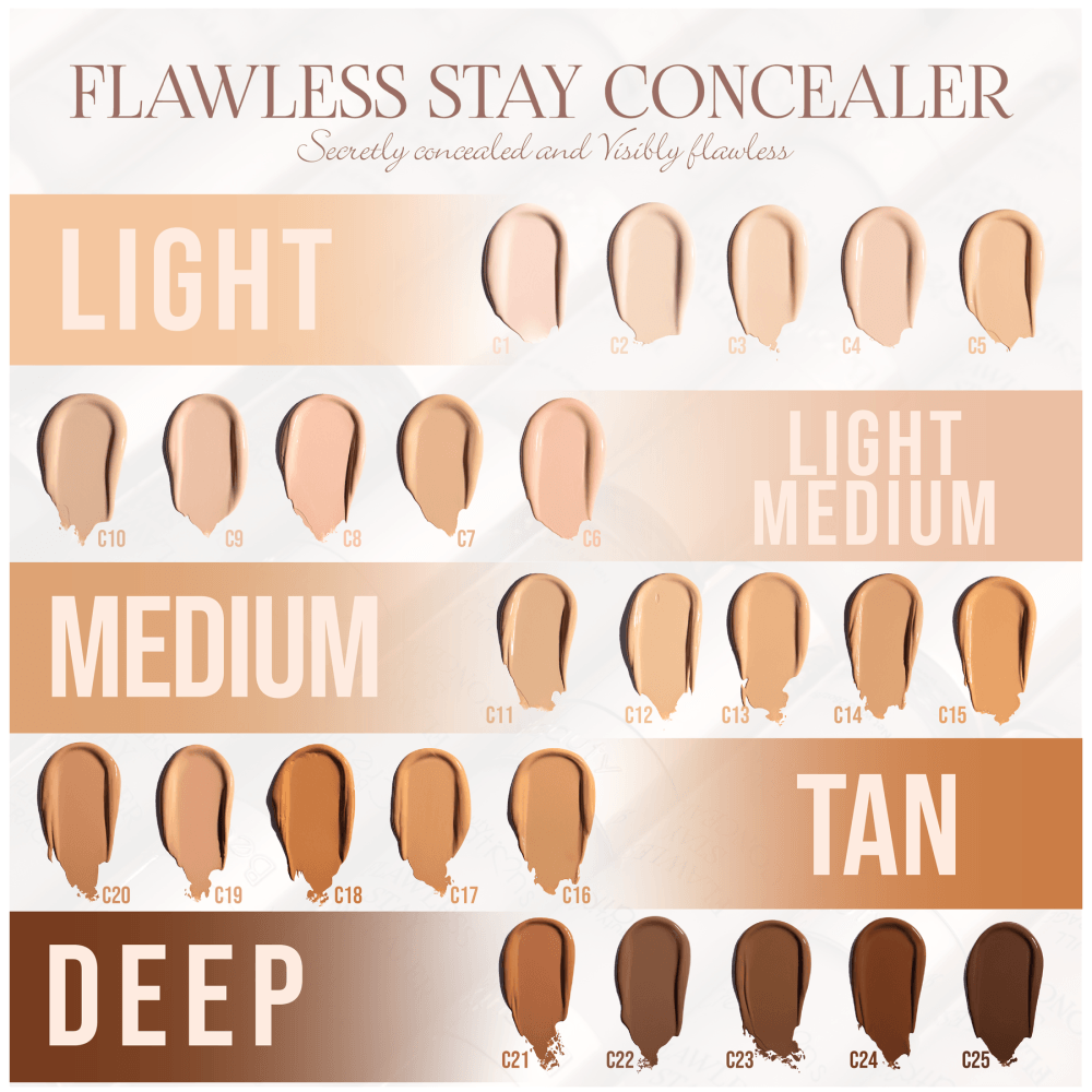Glamour Us_Beauty Creations_Makeup_Flawless Stay Concealer_C25_C - 25 The best affordable Latina and Mexican makeup, beauty and cosmetics supply store in Chula Vista, San Diego