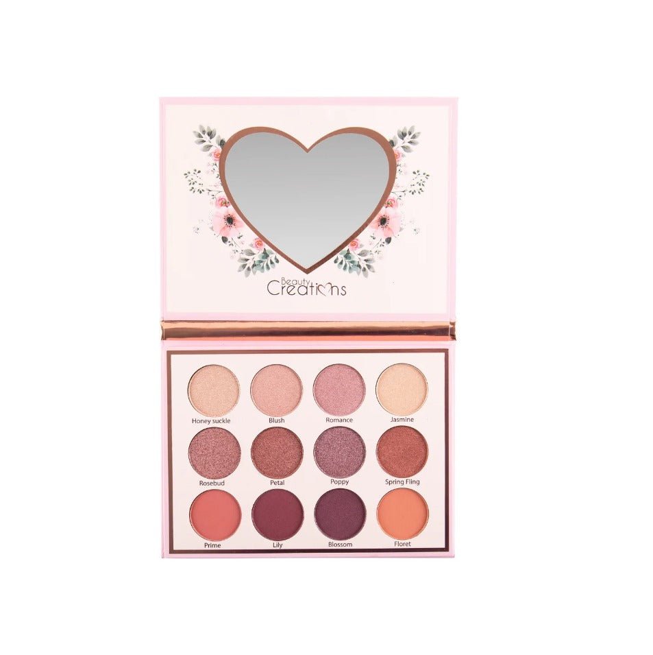 Glamour Us_Beauty Creations_Makeup_Floral Blossom Eye Bloom Eyeshadow Palette__EP12 The best affordable Latina and Mexican makeup, beauty and cosmetics supply store in Chula Vista, San Diego