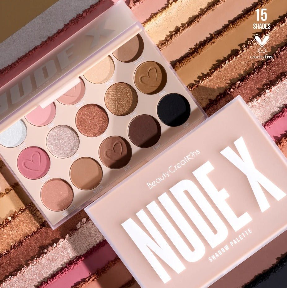 Glamour Us_Beauty Creations_Makeup_NudeX Eyeshadow Palette__NEX15 The best affordable Latina and Mexican makeup, beauty and cosmetics supply store in Chula Vista, San Diego