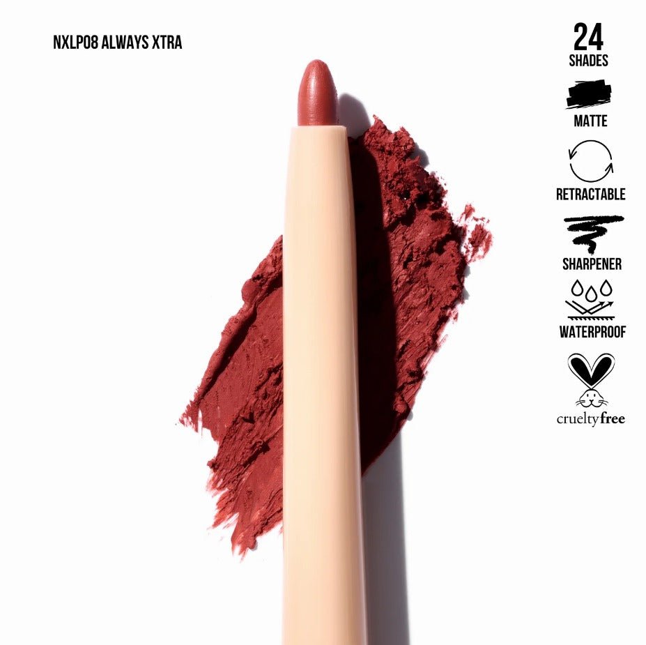 Glamour Us_Beauty Creations_Makeup_NudeX Lip Liner_Always Xtra_NXLP08 Latina makeup, beauty and skincare supply store Mexican makeup products