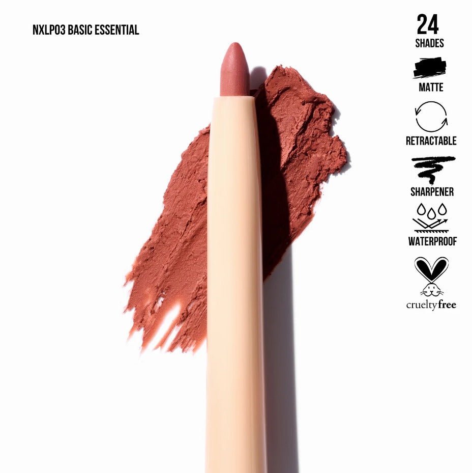 Glamour Us_Beauty Creations_Makeup_NudeX Lip Liner Pencil_Basic Essential_NXLP03 The best affordable Latina and Mexican makeup, beauty and cosmetics supply store in Chula Vista, San Diego