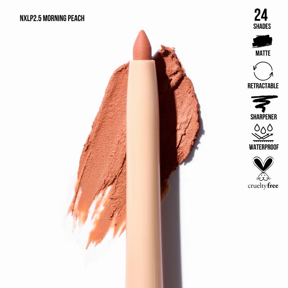 Glamour Us_Beauty Creations_Makeup_NudeX Lip Liner Pencil_Morning Peach_NXLP2.5 The best affordable Latina and Mexican makeup, beauty and cosmetics supply store in Chula Vista, San Diego