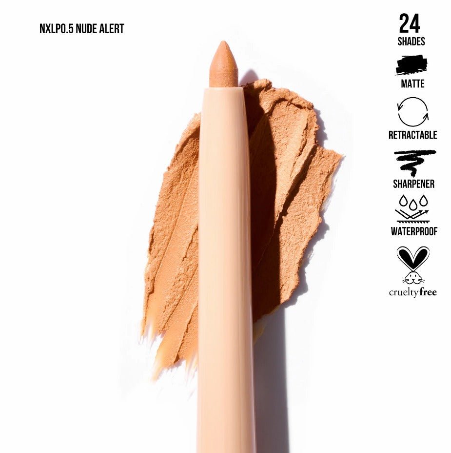 Glamour Us_Beauty Creations_Makeup_NudeX Lip Liner Pencil_Nude Alert_NXLP0.5 The best affordable Latina and Mexican makeup, beauty and cosmetics supply store in Chula Vista, San Diego