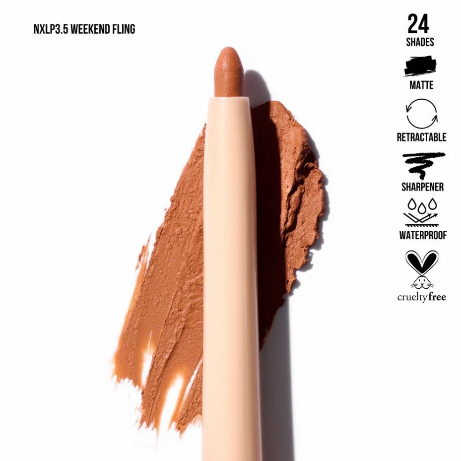 Glamour Us_Beauty Creations_Makeup_NudeX Lip Liner Pencil_Weekend Fling_NXLP3.5 The best affordable Latina and Mexican makeup, beauty and cosmetics supply store in Chula Vista, San Diego