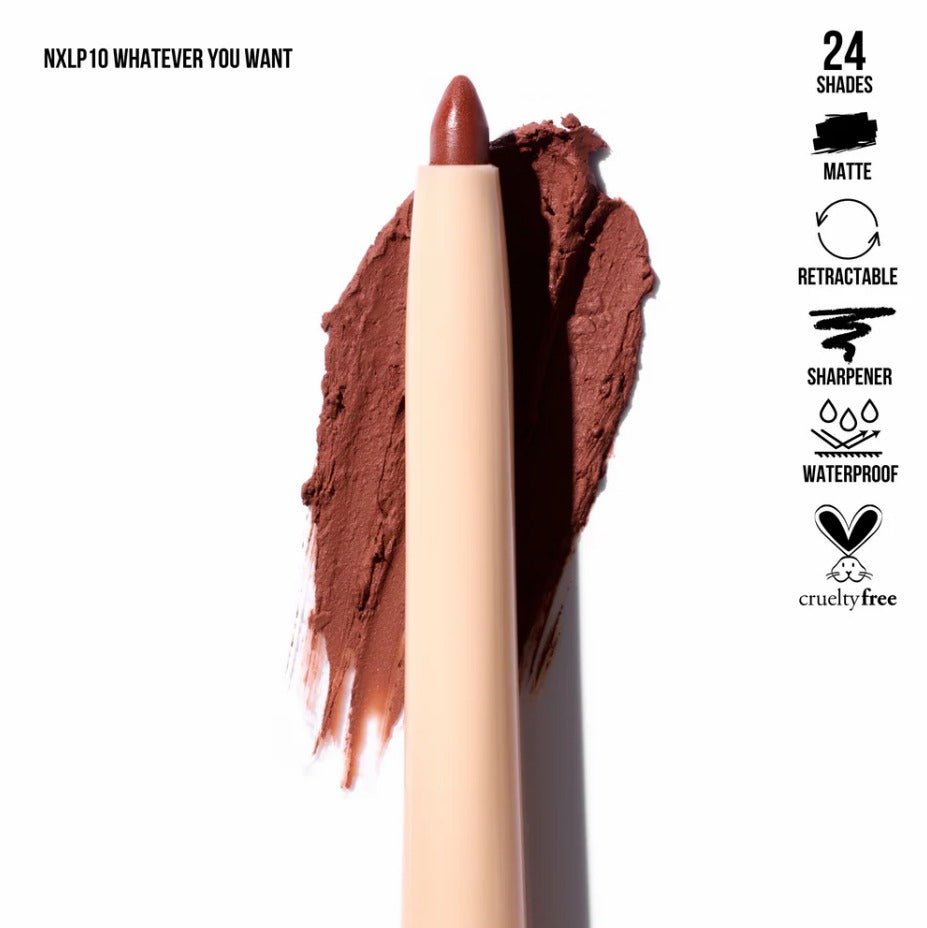 Glamour Us_Beauty Creations_Makeup_NudeX Lip Liner Pencil_Whatever You Want_NXLP10 The best affordable Latina and Mexican makeup, beauty and cosmetics supply store in Chula Vista, San Diego