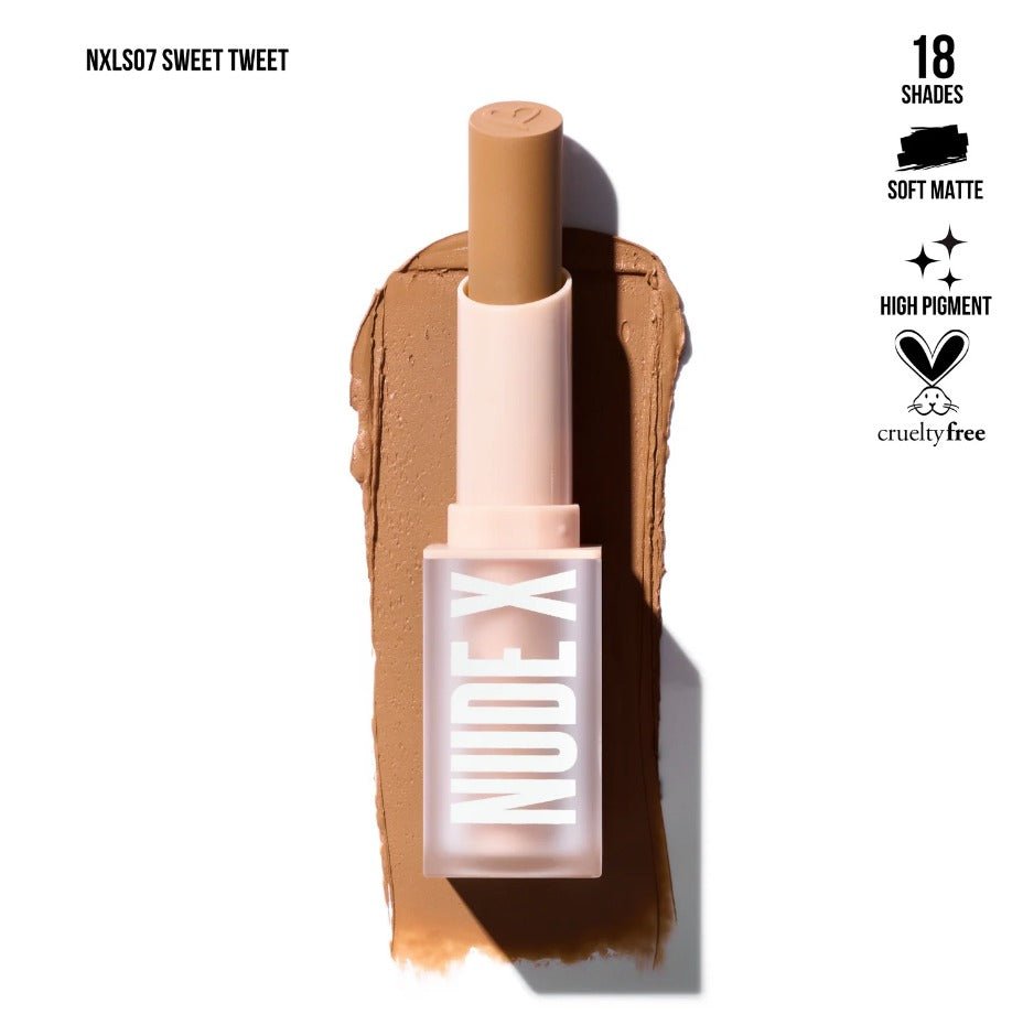 Glamour Us_Beauty Creations_Makeup_NudeX Lipstick_Sweet Tweet_NXLS07 Latina makeup, beauty and skincare supply store Mexican makeup products