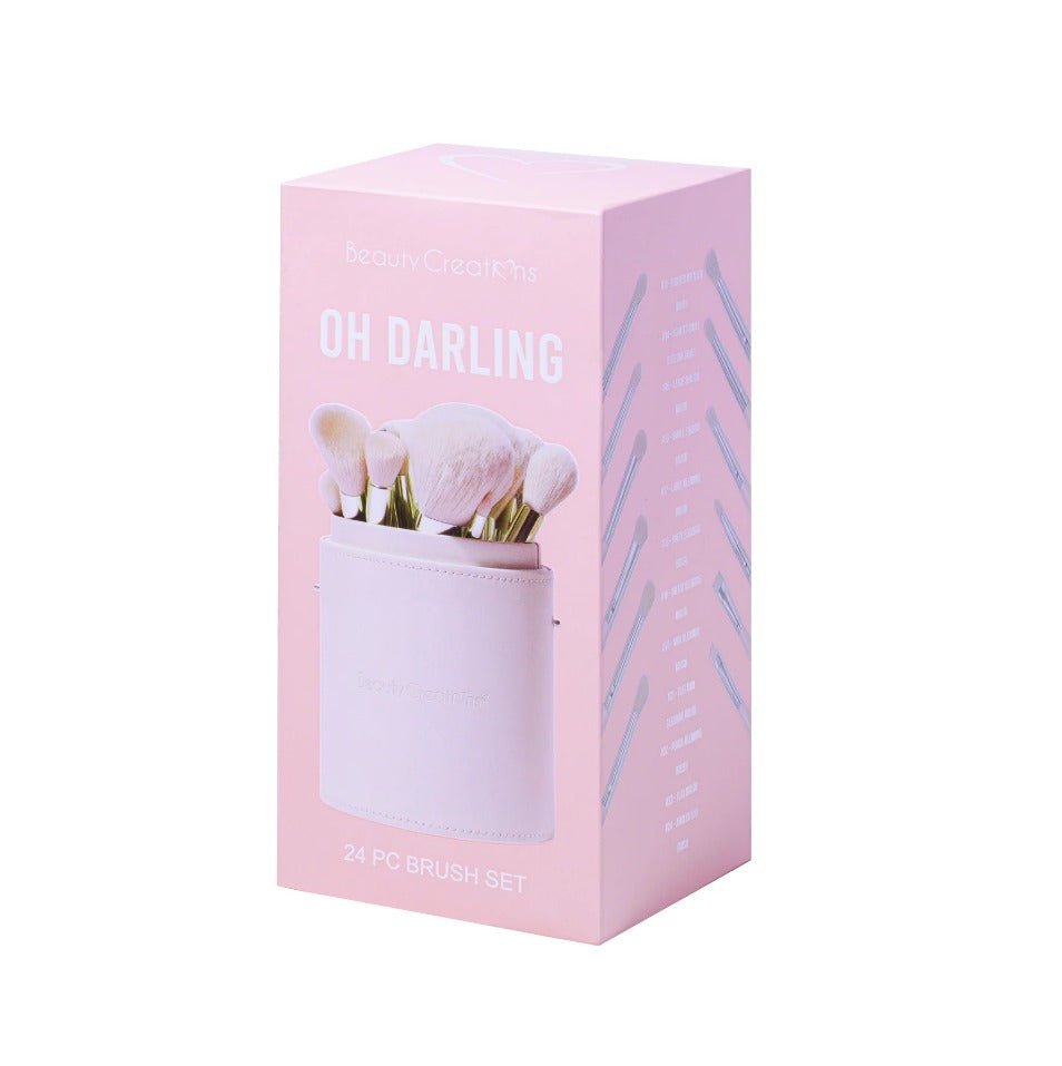 Glamour Us_Beauty Creations_Tools & Brushes_Oh Darling 24 PC Brush Set__BS - OD The best affordable Latina and Mexican makeup, beauty and cosmetics supply store in Chula Vista, San Diego