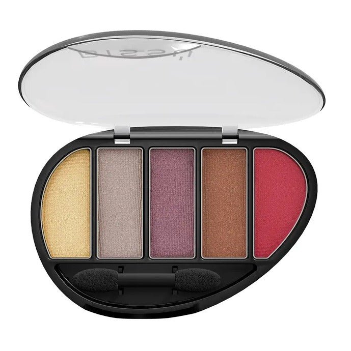 Glamour Us_BISSU_Makeup_Quintet Eyeshadow_09 Soy Valiente_BISSU - QEYS - 09 Latina makeup, beauty and skincare supply store Mexican makeup products