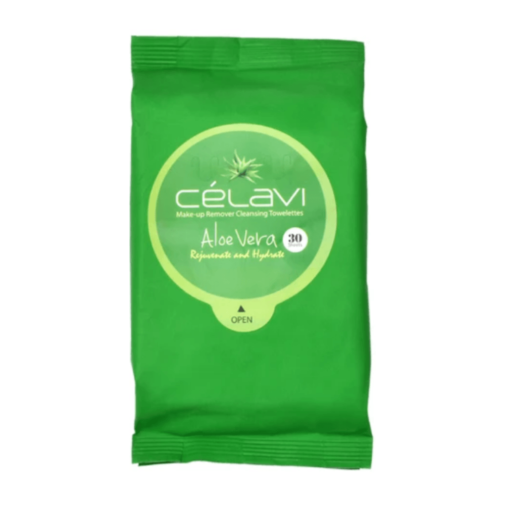 Glamour Us_Celavi_Skincare_Makeup Remover Cleansing Wipes / Towelettes_Alove Vera_MT001 The best affordable Latina and Mexican makeup, beauty and cosmetics supply store in Chula Vista, San Diego