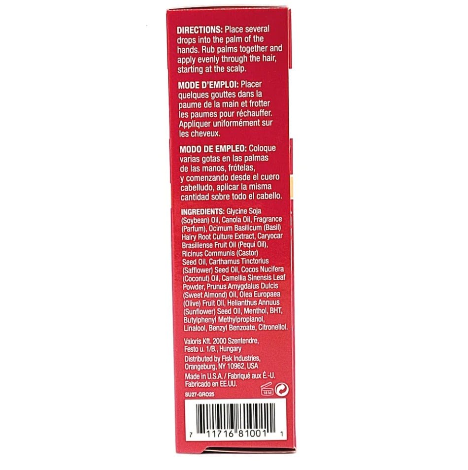 Glamour Us_Difeel_Hair_98% Natural Origin - Ultra Growth Basil & Castor Hair Growth Oil__SU27 - GRO25 The best affordable Latina and Mexican makeup, beauty and cosmetics supply store in Chula Vista, San Diego