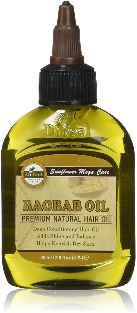 Glamour Us_Difeel_Hair_Baobab Oil Premium Natural Hair Oil__SH10 - BAOB25 The best affordable Latina and Mexican makeup, beauty and cosmetics supply store in Chula Vista, San Diego