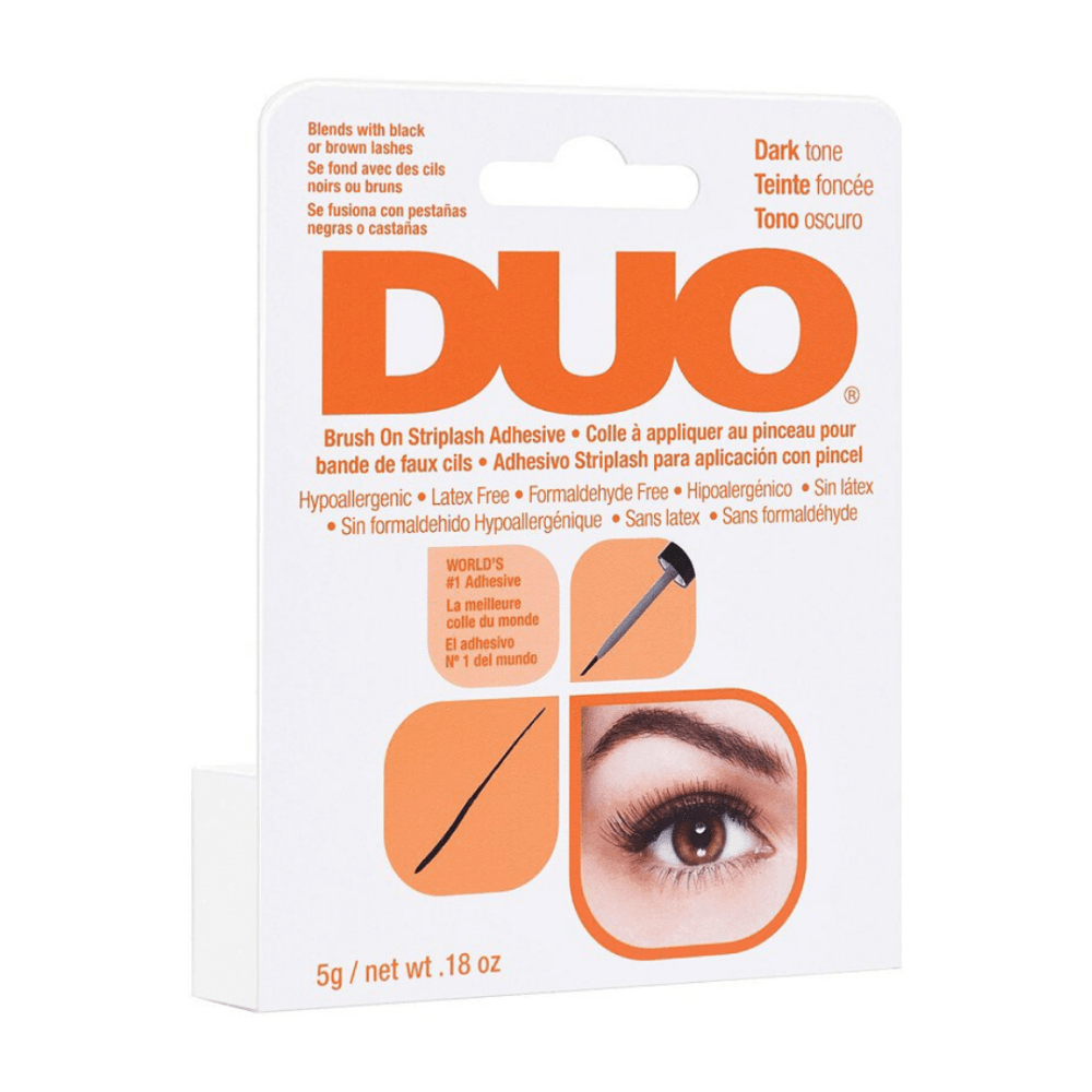 Glamour Us_DUO_Lashes_Dark Brush On Striplash Lash Glue Liner 5 g.__56896 The best affordable Latina and Mexican makeup, beauty and cosmetics supply store in Chula Vista, San Diego