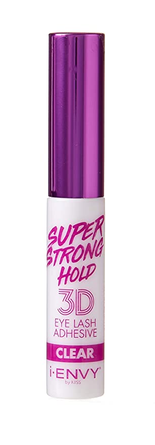 Glamour Us_i - ENVY by KISS_Lashes_Clear - Super Strong Hold Brush - on 3D Lash Adhesive 5 ml.__KPEG15N The best affordable Latina and Mexican makeup, beauty and cosmetics supply store in Chula Vista, San Diego