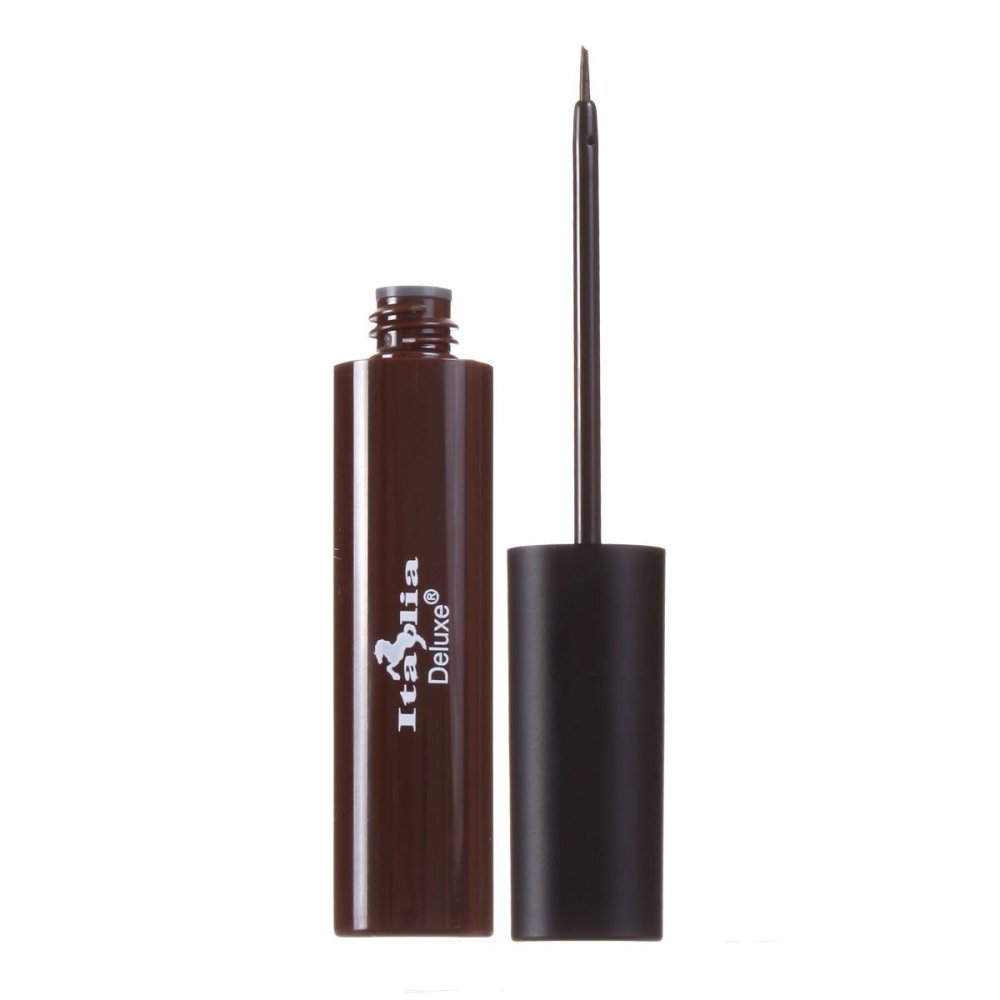 Glamour Us_Italia Deluxe_Makeup_Classic Liquid Eyeliner_Dark Brown_203 The best affordable Latina and Mexican makeup, beauty and cosmetics supply store in Chula Vista, San Diego