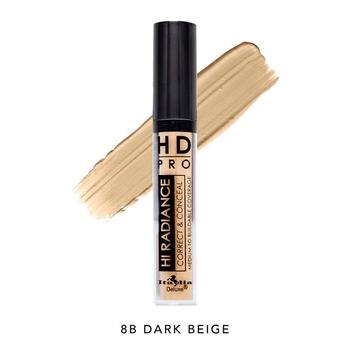 Glamour Us_Italia Deluxe_Makeup_HD Pro Hi Radiance Corrector & Concealear_Dark Beige_885B - 8B The best affordable Latina and Mexican makeup, beauty and cosmetics supply store in Chula Vista, San Diego