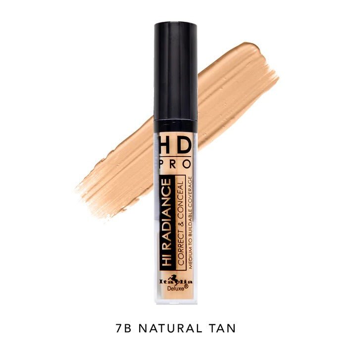 Glamour Us_Italia Deluxe_Makeup_HD Pro Hi Radiance Corrector & Concealear_Natural Tan_885B - 7B The best affordable Latina and Mexican makeup, beauty and cosmetics supply store in Chula Vista, San Diego