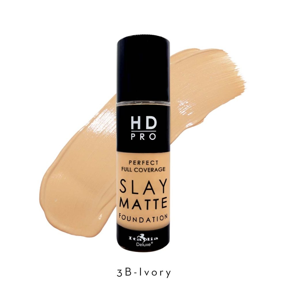 Glamour Us_Italia Deluxe_Makeup_HD Pro Perfect Full Coverage Slay Matte Foundation_Ivory_119B - 3B The best affordable Latina and Mexican makeup, beauty and cosmetics supply store in Chula Vista, San Diego