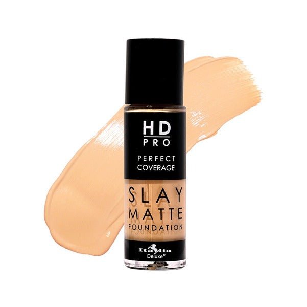 Glamour Us_Italia Deluxe_Makeup_HD Pro Perfect Full Coverage Slay Matte Foundation_Pure Beige_119 - SM04 The best affordable Latina and Mexican makeup, beauty and cosmetics supply store in Chula Vista, San Diego