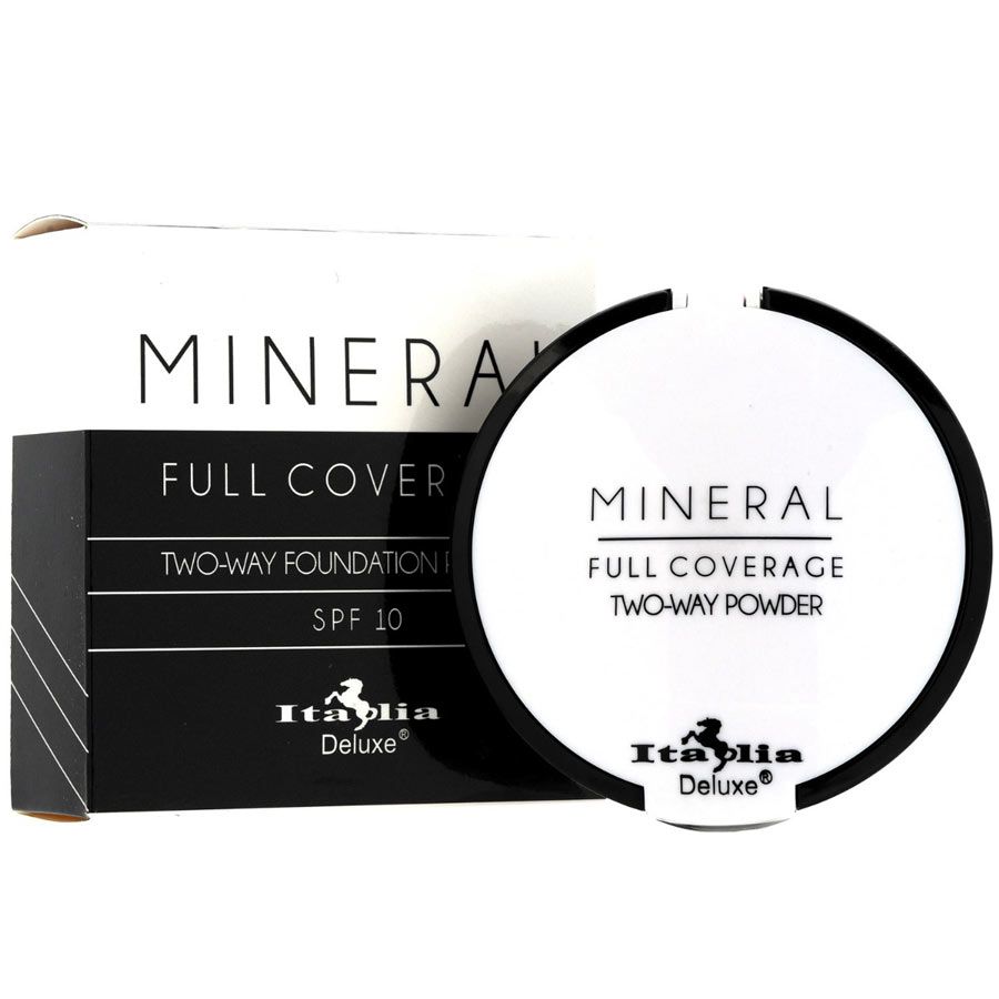 Glamour Us_Italia Deluxe_Makeup_Mineral Wet/Dry Silky Powder Foundation_Soft Ivory_129 - 01 The best affordable Latina and Mexican makeup, beauty and cosmetics supply store in Chula Vista, San Diego