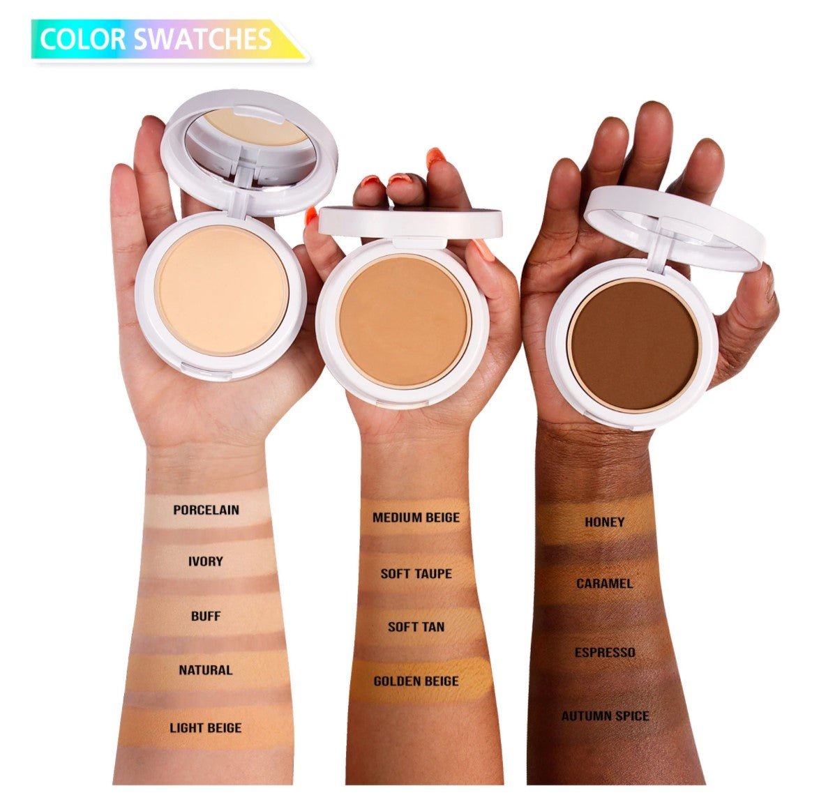Glamour Us_Jcat_Makeup_Aquasurance Compact Foundation_Ivory_ACF101 The best affordable Latina and Mexican makeup, beauty and cosmetics supply store in Chula Vista, San Diego