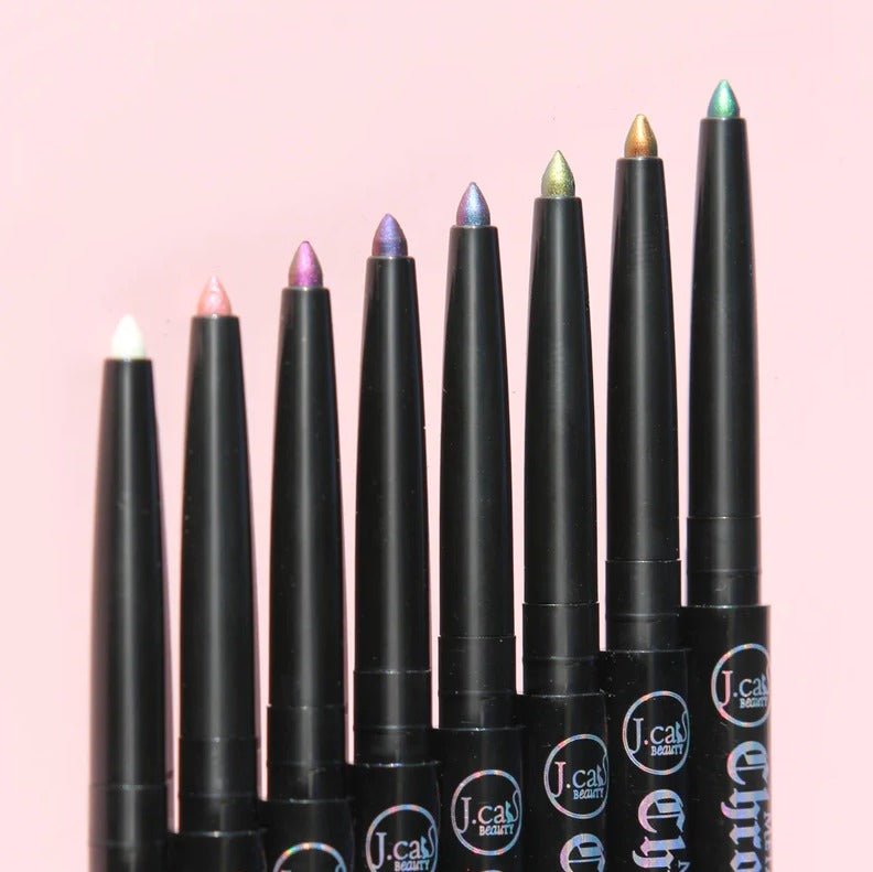 Glamour Us_Jcat_Makeup_Chromatic Shock 24/7 Xtreme Eyeliner Pencil_Born To Radiate_CEL101 The best affordable Latina and Mexican makeup, beauty and cosmetics supply store in Chula Vista, San Diego