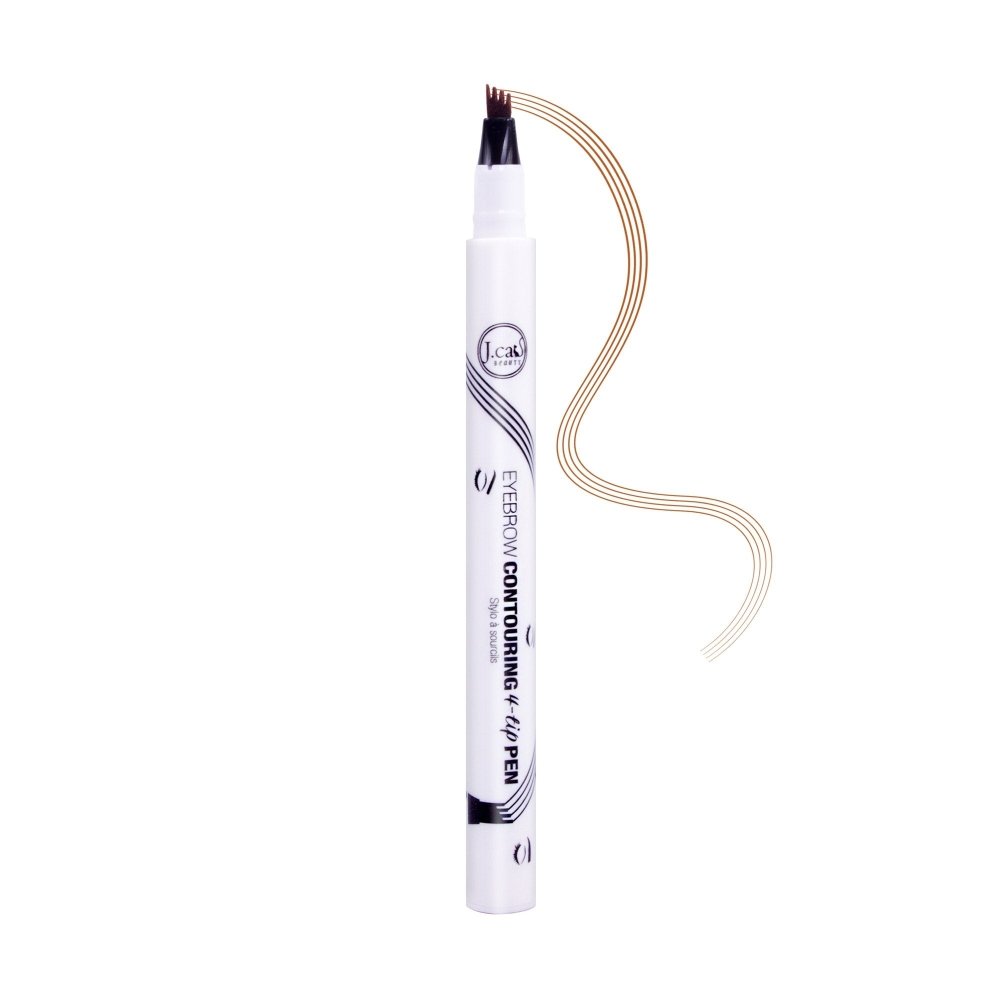 Glamour Us_Jcat_Makeup_Eyebrow Contouring 4 Tip Brow Pen_Taupe_ETP101 The best affordable Latina and Mexican makeup, beauty and cosmetics supply store in Chula Vista, San Diego
