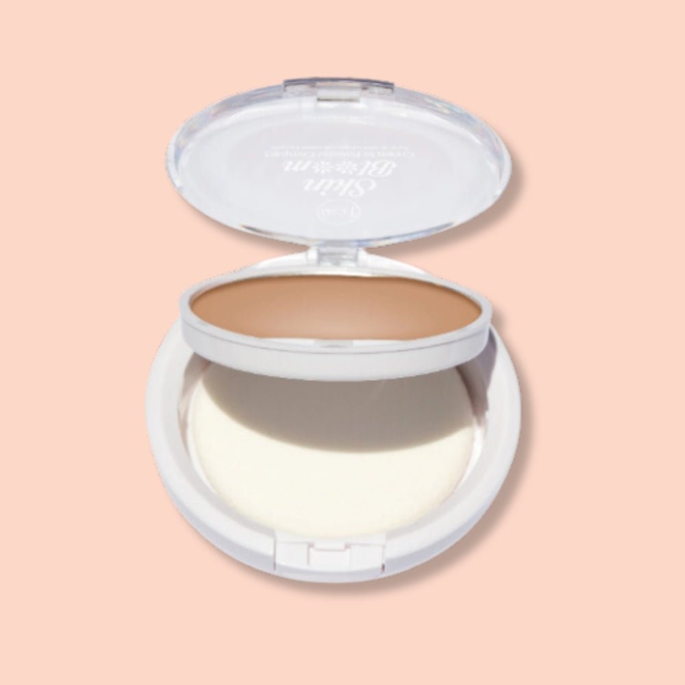 Glamour Us_Jcat_Makeup_Skin Bloom Cream To Powder Compact Foundation_Taupe_SBC105 The best affordable Latina and Mexican makeup, beauty and cosmetics supply store in Chula Vista, San Diego
