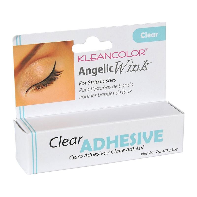Glamour Us_Kleancolor_Lashes_Clear - Angelic Wink for Strip Lashes Lash Adhesive 7 g.__EA7C The best affordable Latina and Mexican makeup, beauty and cosmetics supply store in Chula Vista, San Diego