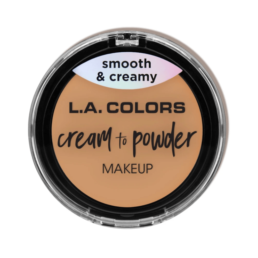 Glamour Us_L.A. Colors_Makeup_Cream to Powder Makeup_Honey Beige_CCP325 The best affordable Latina and Mexican makeup, beauty and cosmetics supply store in Chula Vista, San Diego