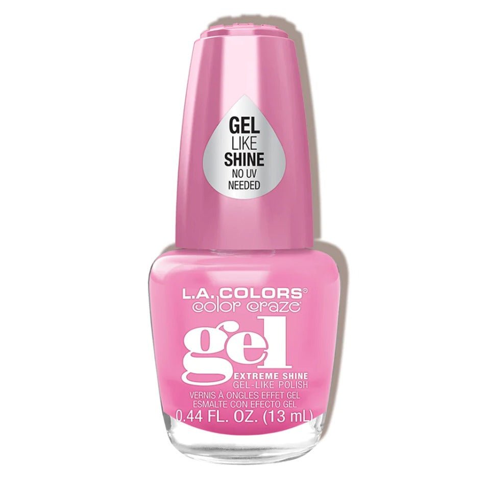 Glamour Us_L.A. Colors_Nails_Creamy Neon Gel Like Extreme Shine Nail Polish_Gilr Talk_CNL227 The best affordable Latina and Mexican makeup, beauty and cosmetics supply store in Chula Vista, San Diego