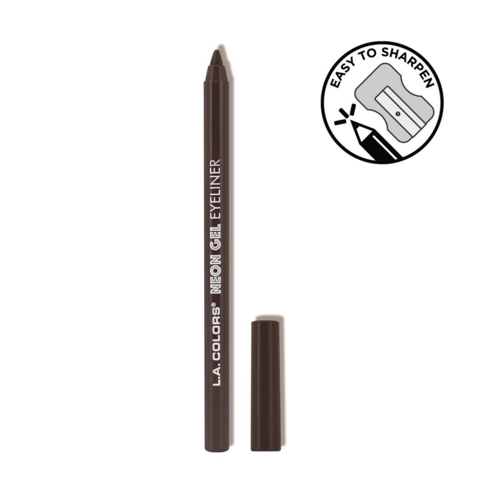 Glamour Us_L.A. Colors_Makeup_Gel Eyeliner Pencil_Black Brown_CP640 The best affordable Latina and Mexican makeup, beauty and cosmetics supply store in Chula Vista, San Diego