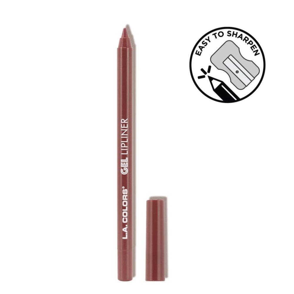 Glamour Us_L.A. Colors_Makeup_Gel Lip Liner Pencil_Rose All Day_CP675 The best affordable Latina and Mexican makeup, beauty and cosmetics supply store in Chula Vista, San Diego