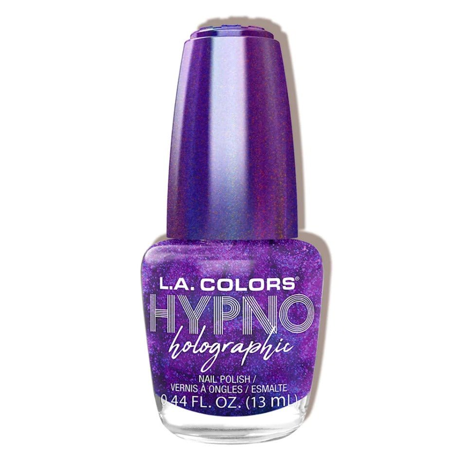 Glamour Us_L.A. Colors_Nails_Hypno Holographic Nail Polish_Wander_CNL163 The best affordable Latina and Mexican makeup, beauty and cosmetics supply store in Chula Vista, San Diego