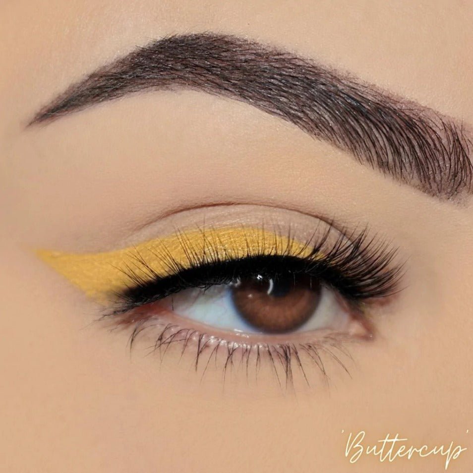 Glamour Us_L.A. Colors_Makeup_Mark & Line Felt Tip Liquid Eyeliner_Buttercup_CLE828 The best affordable Latina and Mexican makeup, beauty and cosmetics supply store in Chula Vista, San Diego