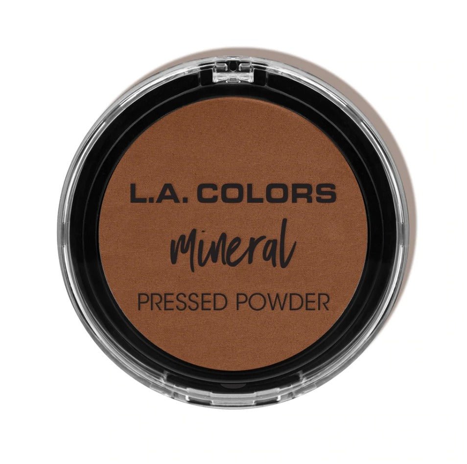 Glamour Us_L.A. Colors_Makeup_Mineral Pressed Powder_Toasted Almond_CMP380 The best affordable Latina and Mexican makeup, beauty and cosmetics supply store in Chula Vista, San Diego