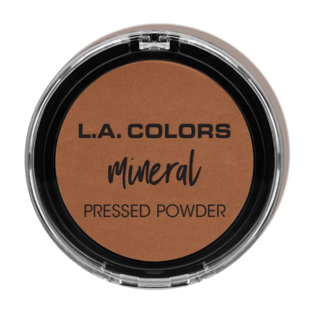 Glamour Us_L.A. Colors_Makeup_Mineral Pressed Powder_Toffee_CMP382 The best affordable Latina and Mexican makeup, beauty and cosmetics supply store in Chula Vista, San Diego