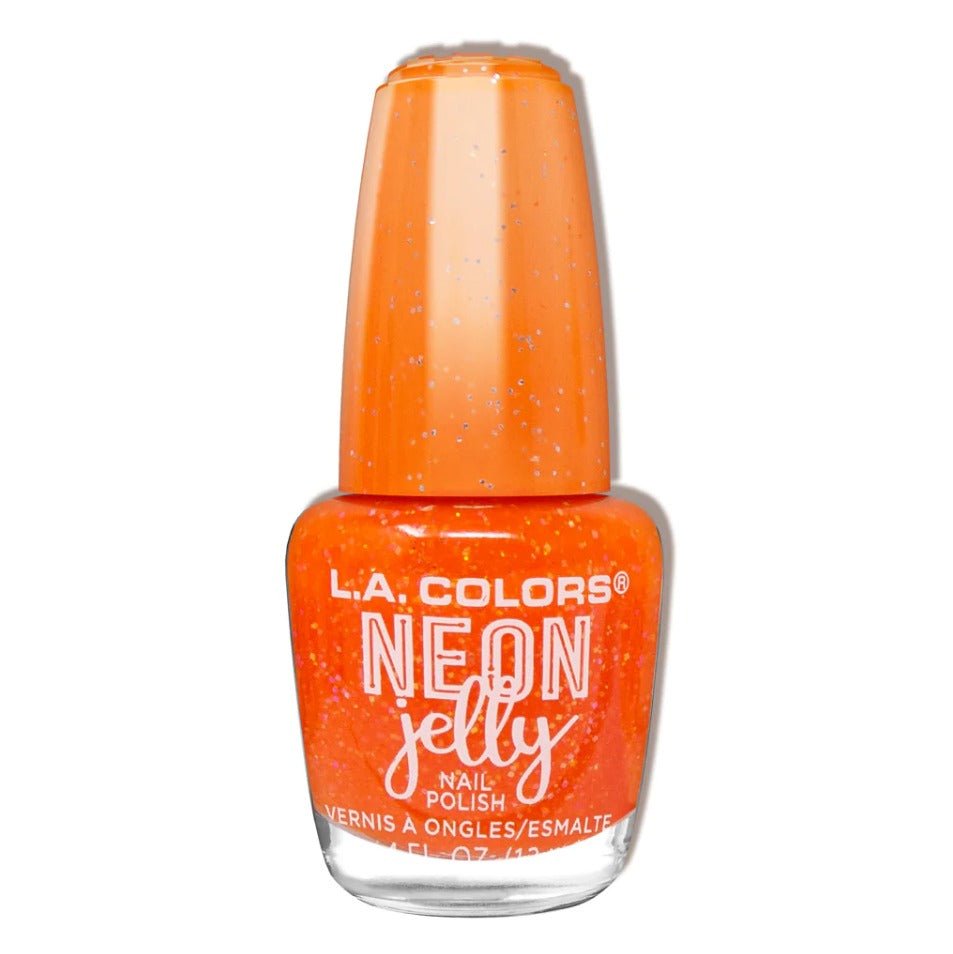 Glamour Us_L.A. Colors_Nails_Neon Jelly Nail Polish_Solstice_CNL363 The best affordable Latina and Mexican makeup, beauty and cosmetics supply store in Chula Vista, San Diego
