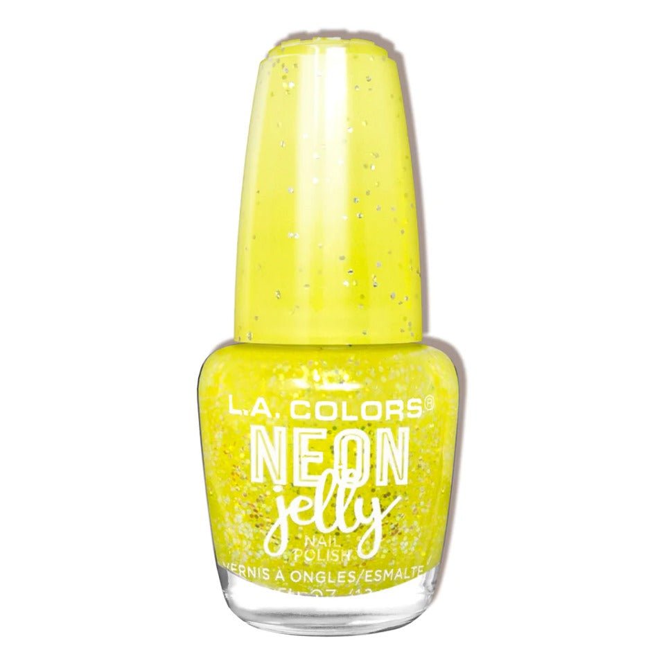 Glamour Us_L.A. Colors_Nails_Neon Jelly Nail Polish_Sunbeam_CNL362 The best affordable Latina and Mexican makeup, beauty and cosmetics supply store in Chula Vista, San Diego