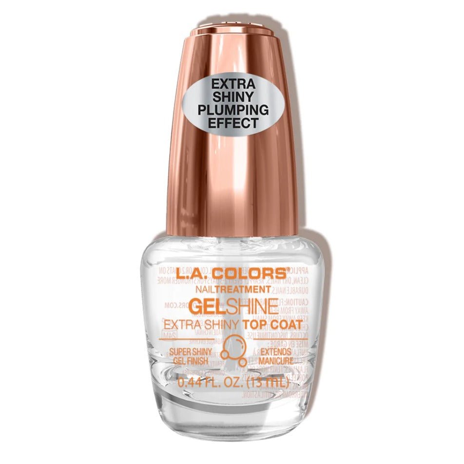 Glamour Us_L.A. Colors_Nails_Salon Fabulous Nail Treatments_Gel Shine Extra Shiny Top Coat_CNL521 The best affordable Latina and Mexican makeup, beauty and cosmetics supply store in Chula Vista, San Diego