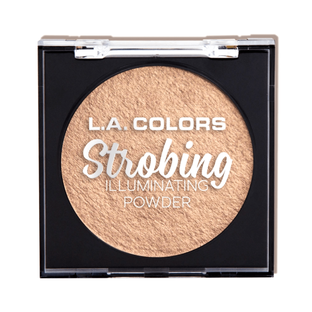 Glamour Us_L.A. Colors_Makeup_Strobing Illuminating Powder_Gold Halo_CSP255 The best affordable Latina and Mexican makeup, beauty and cosmetics supply store in Chula Vista, San Diego