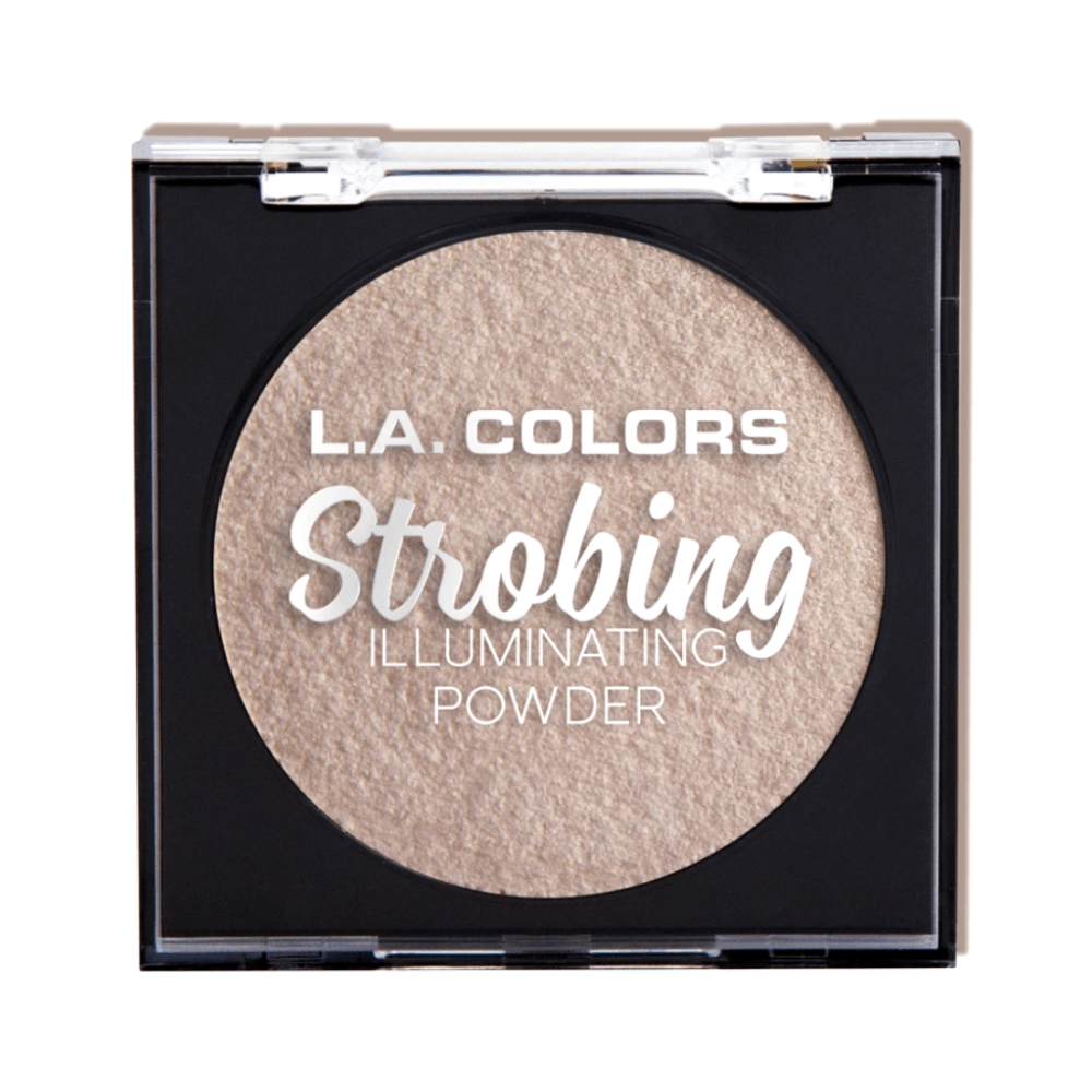 Glamour Us_L.A. Colors_Makeup_Strobing Illuminating Powder_Iridescent Pearl_CSP251 The best affordable Latina and Mexican makeup, beauty and cosmetics supply store in Chula Vista, San Diego
