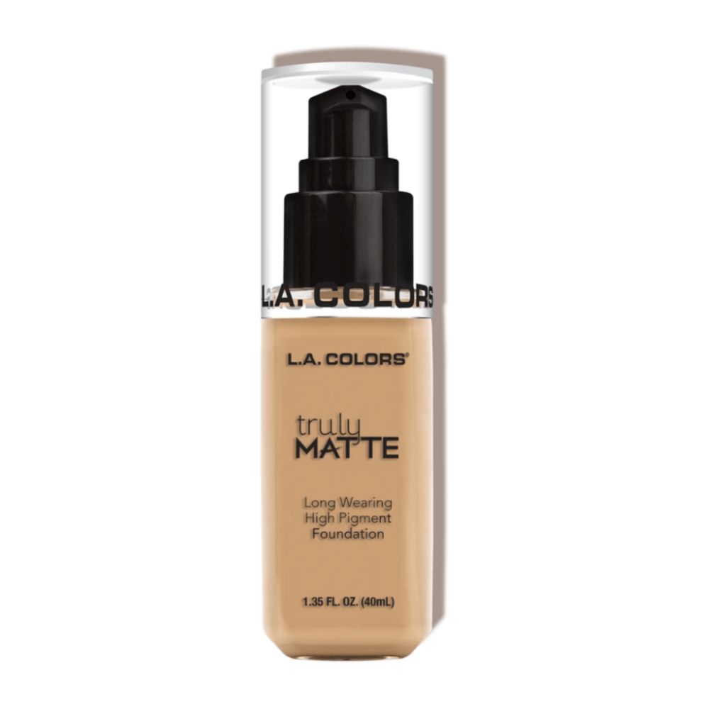 Glamour Us_L.A. Colors_Makeup_Truly Matte Foundation_Natural_CLM352 The best affordable Latina and Mexican makeup, beauty and cosmetics supply store in Chula Vista, San Diego