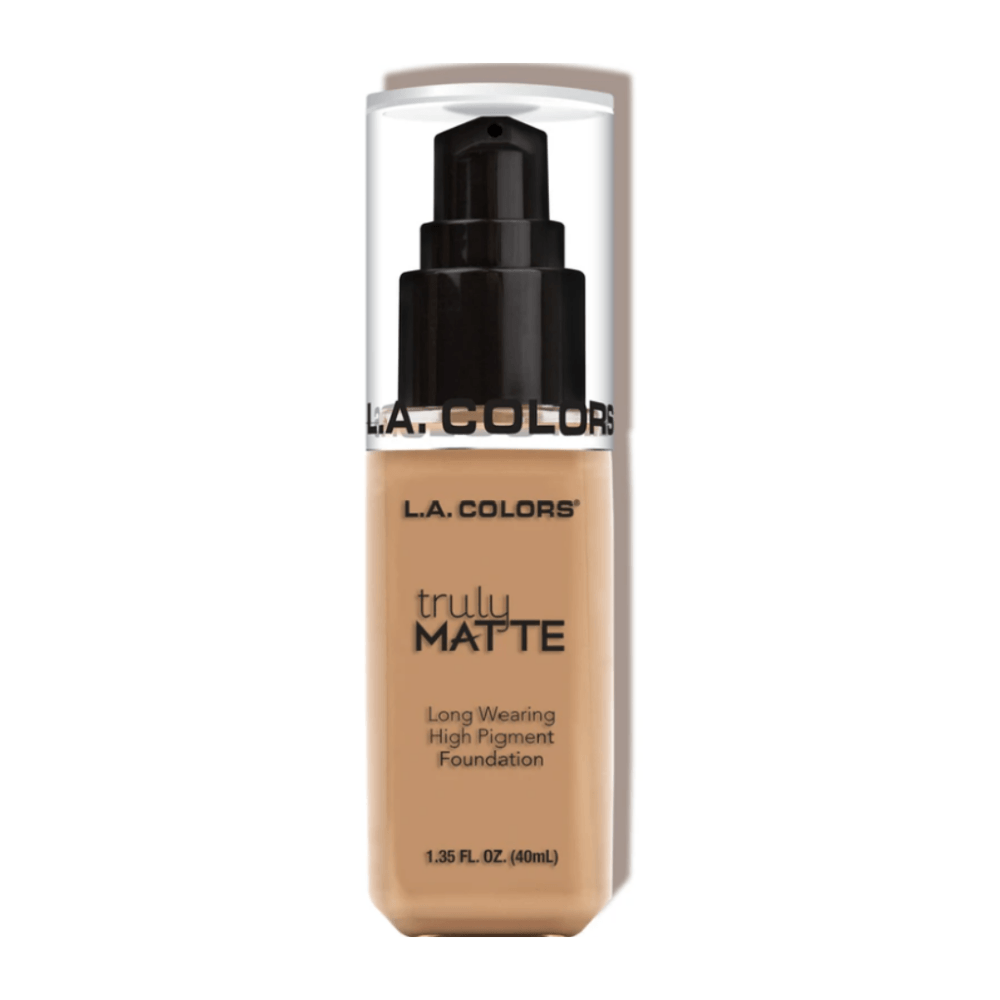 Glamour Us_L.A. Colors_Makeup_Truly Matte Foundation_Soft Beige_CLM354 The best affordable Latina and Mexican makeup, beauty and cosmetics supply store in Chula Vista, San Diego