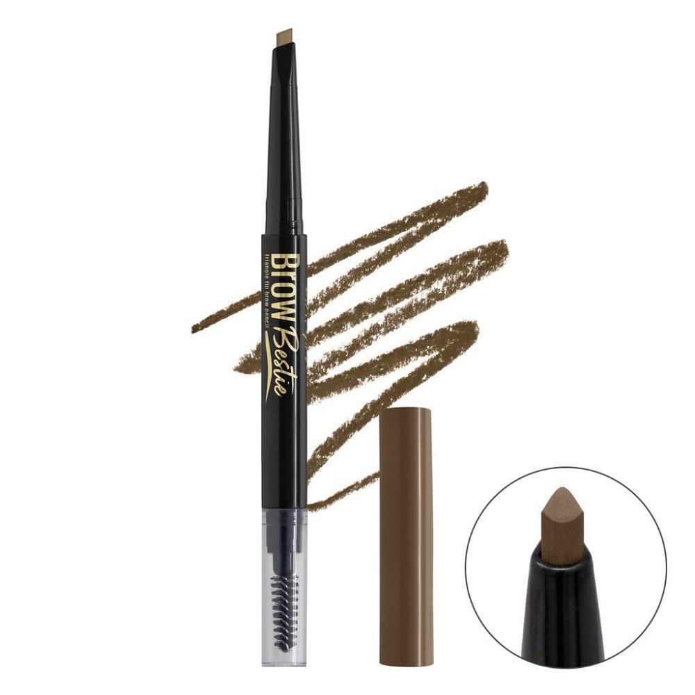 Glamour Us_L.A. Girl_Makeup_Brow Bestie Triangular Auto Eyebrow Pencil_Chestnut_GBP374 The best affordable Latina and Mexican makeup, beauty and cosmetics supply store in Chula Vista, San Diego